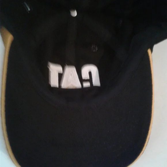 Caterpillar Black and Yellow Logo Hat - Picture 5 of 6